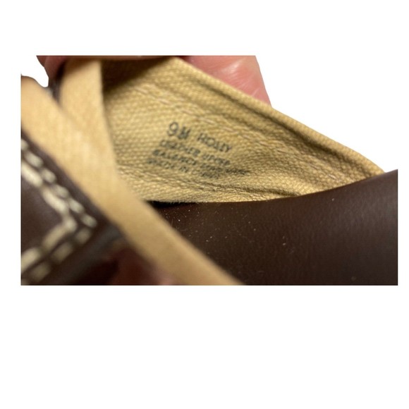 Aerology Aerosoles Holly Sandals Women's 9M Heels Brown Leather Criss Cross Toe - Picture 9 of 9